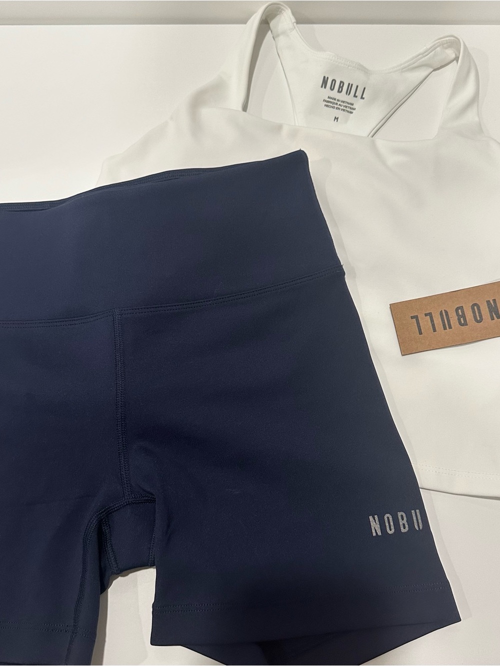 Nobull Workout Set White Navy